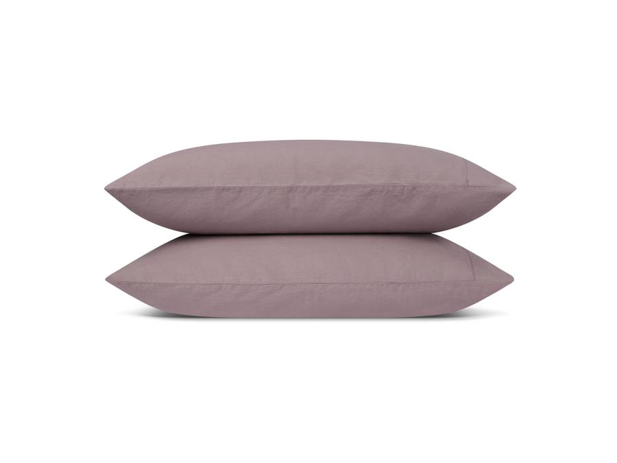 Elderberry Linen Blend Pillowcases Product View