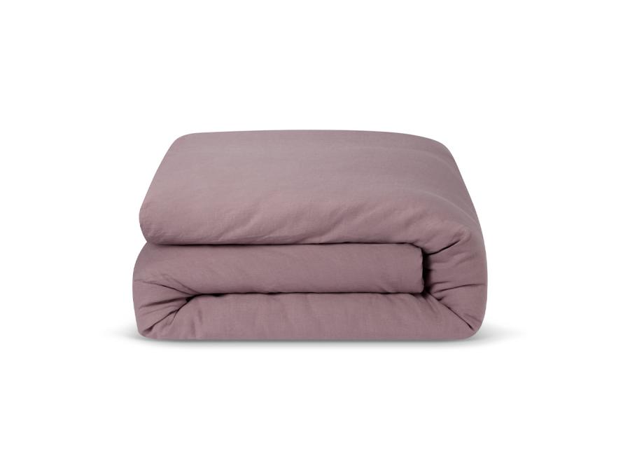 Elderberry Linen Blend Duvet Cover Product View