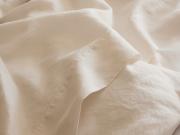 Pearl Linen Blend Flat Sheet Detail