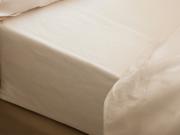 Pearl Linen Blend Fitted Sheet Styled Bedroom Setting