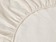 Pearl Linen Blend Fitted Sheet Product View