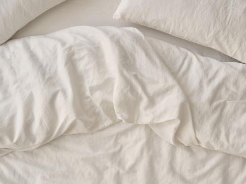 Pearl Linen Blend Overhead View