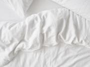 White Linen Blend Overhead View