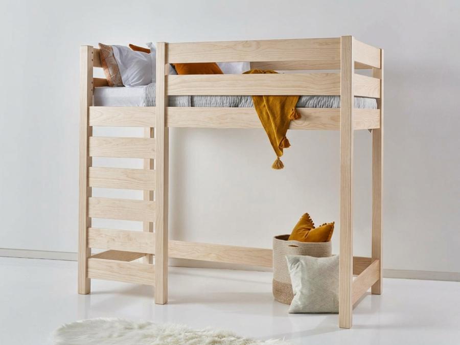 high sleeper loft bed maple