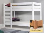 solid cherry wooden bunk bed frame by get laid beds