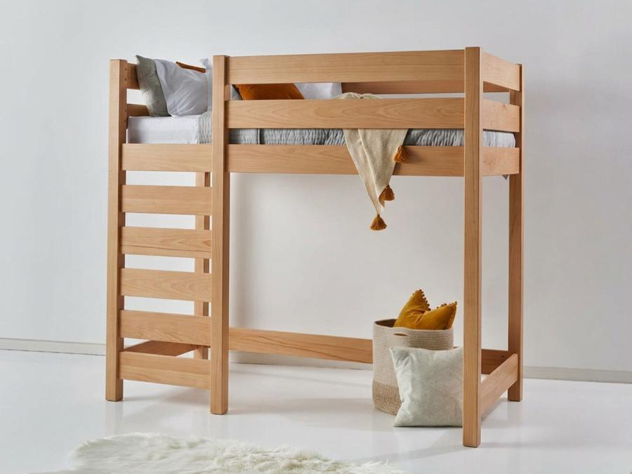 high sleeper loft bed beech