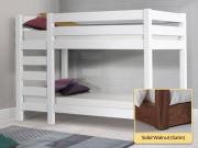solid walnut bunk bed childrens bed by get laid beds
