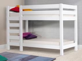 modern white wooden bunk bed by get laid beds