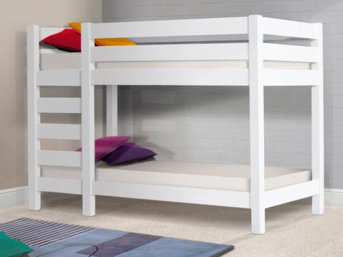 modern white wooden bunk bed by get laid beds