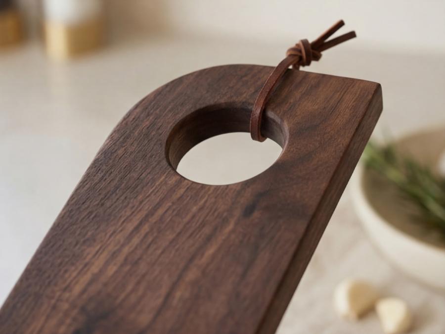 Charcuterie Board Solid Hardwood Handle