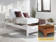 chelsea adjustable bed in cinnamon