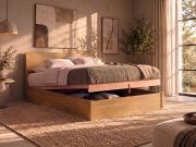 Solid Oak Chelsea Ottoman Storage Bed