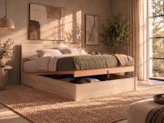 Solid Maple Chelsea Ottoman Storage Bed