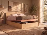 Solid Ash Chelsea Ottoman Storage Bed
