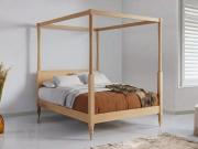 four poster country bed beech