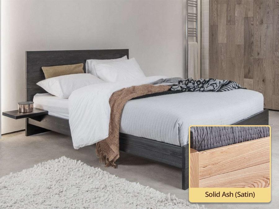 solid ash platform bed enkel design by get laid beds