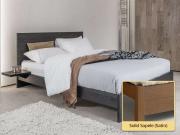 solid sapele platform bed frame enkel design by get laid beds