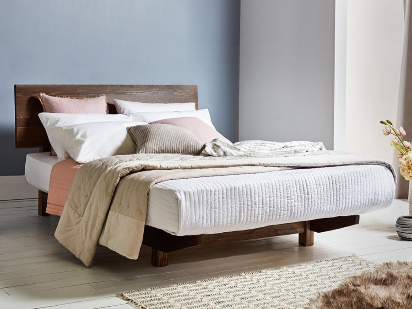 Space saving king bed frame 2025