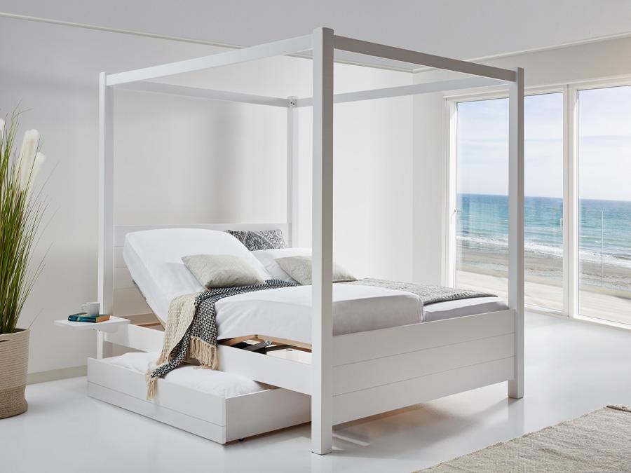 four poster adjustable bed frame