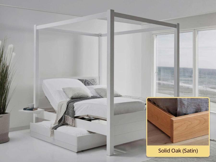 four poster summer adjustable solid oak