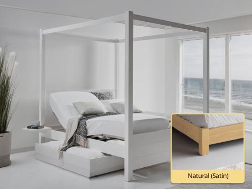 four poster summer adjustable natural untreated
