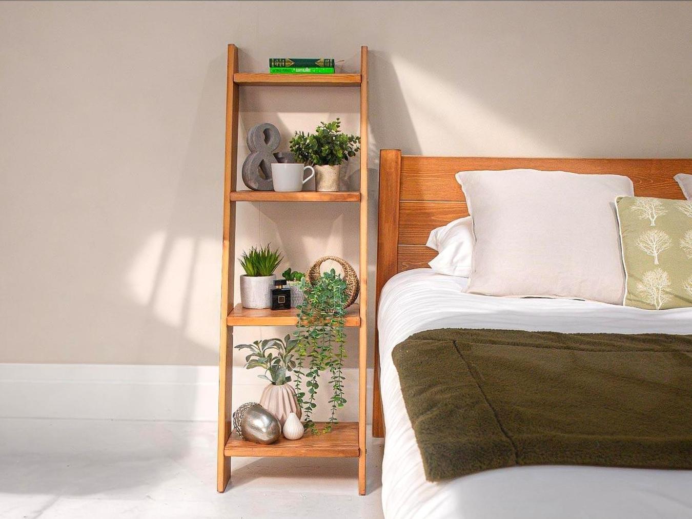 Ladder shelf in bedroom discount