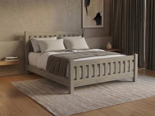 grey wash low bradgate bed by get laid beds