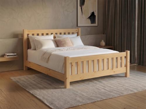 natural low bradgate bed by get laid beds