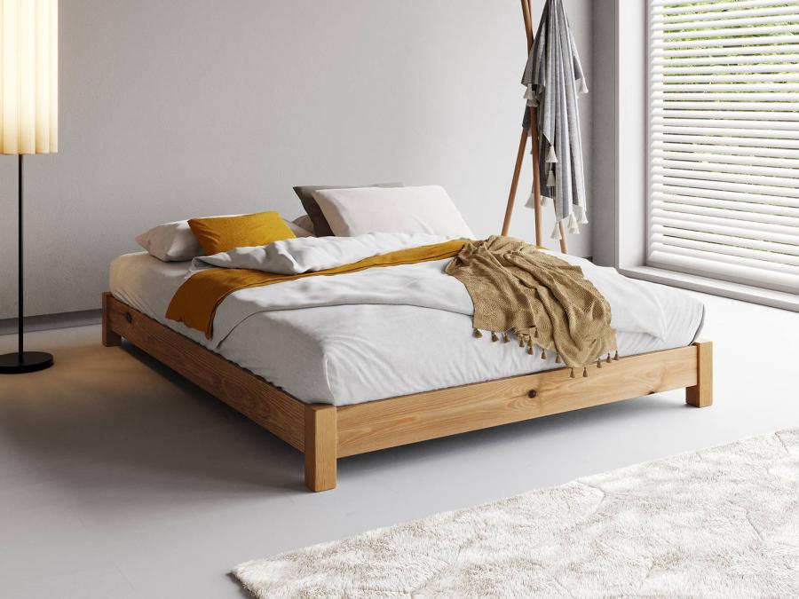 low platform bed solid wood by get laid beds in honey