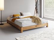 low platform bed solid wood by get laid beds in honey