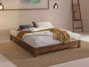 low platform bed space saver solid walnut
