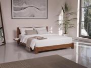 low tokyo bed walnut