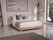 low tokyo bed oak