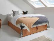 Ottoman Bed Space Saver No Headboard Cherry