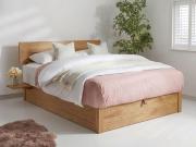 ottoman bed space saver oak