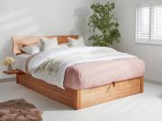 wooden ottoman space saver bed with headboard
