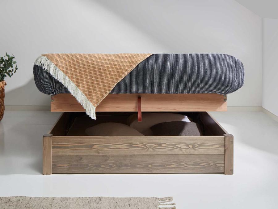 ottoman storage bed front view