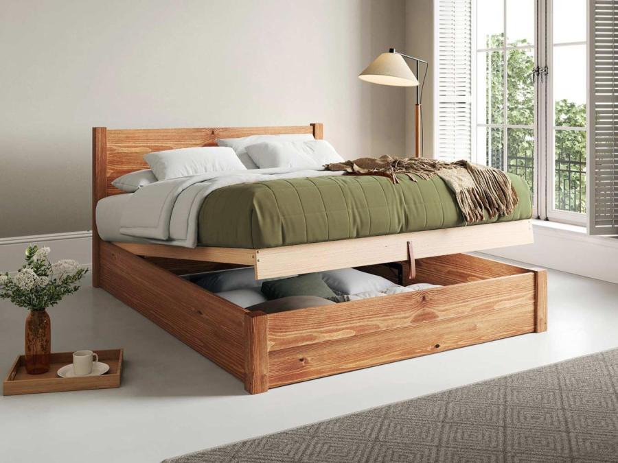 ottoman storage bed in cinnamon by get laid beds