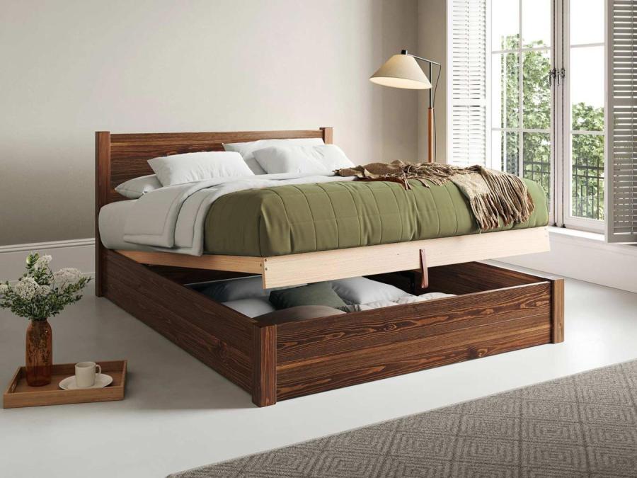 ottoman storage bed in coffee bean by get laid beds