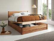 solid oak ottoman storage bed by get laid beds