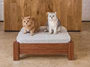 raised pet bed sapele