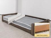 large pet bed in cherry