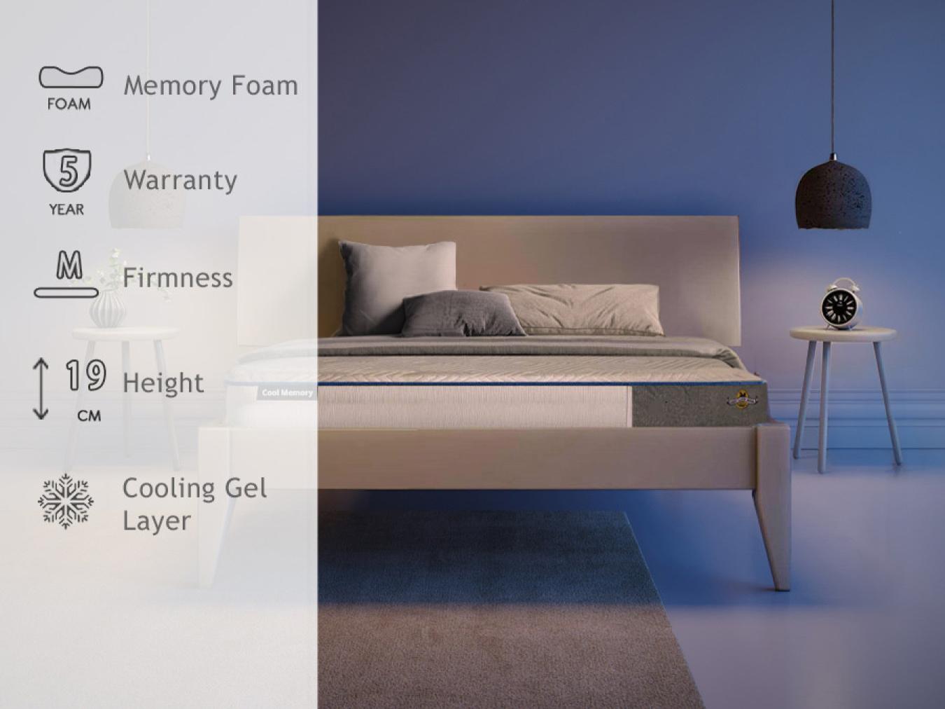 Coolest memory foam mattress cheap