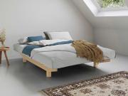 natural wooden platform bed shoreditch design by get laid beds