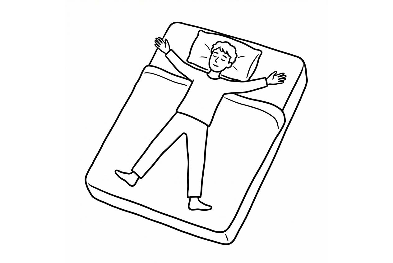 Starfish Sleeping Position