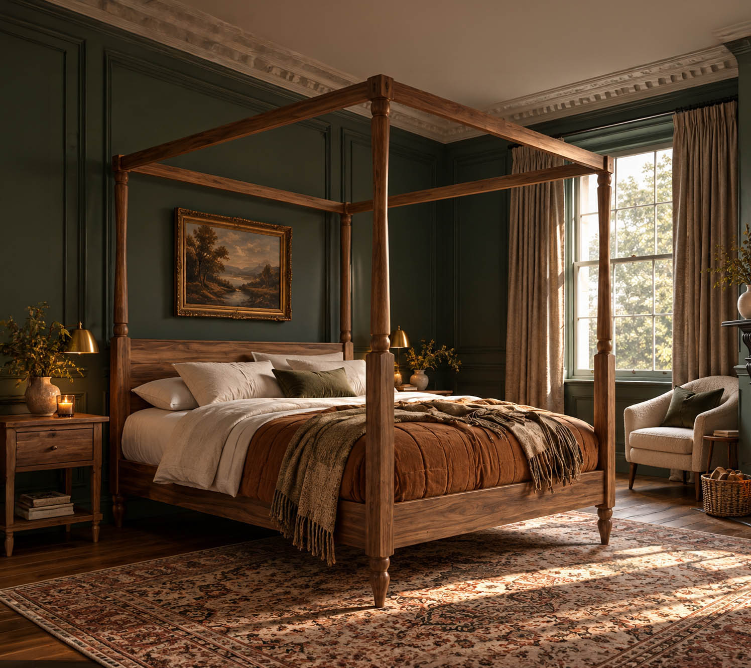 victorian bedroom design ideas Framing the Room
