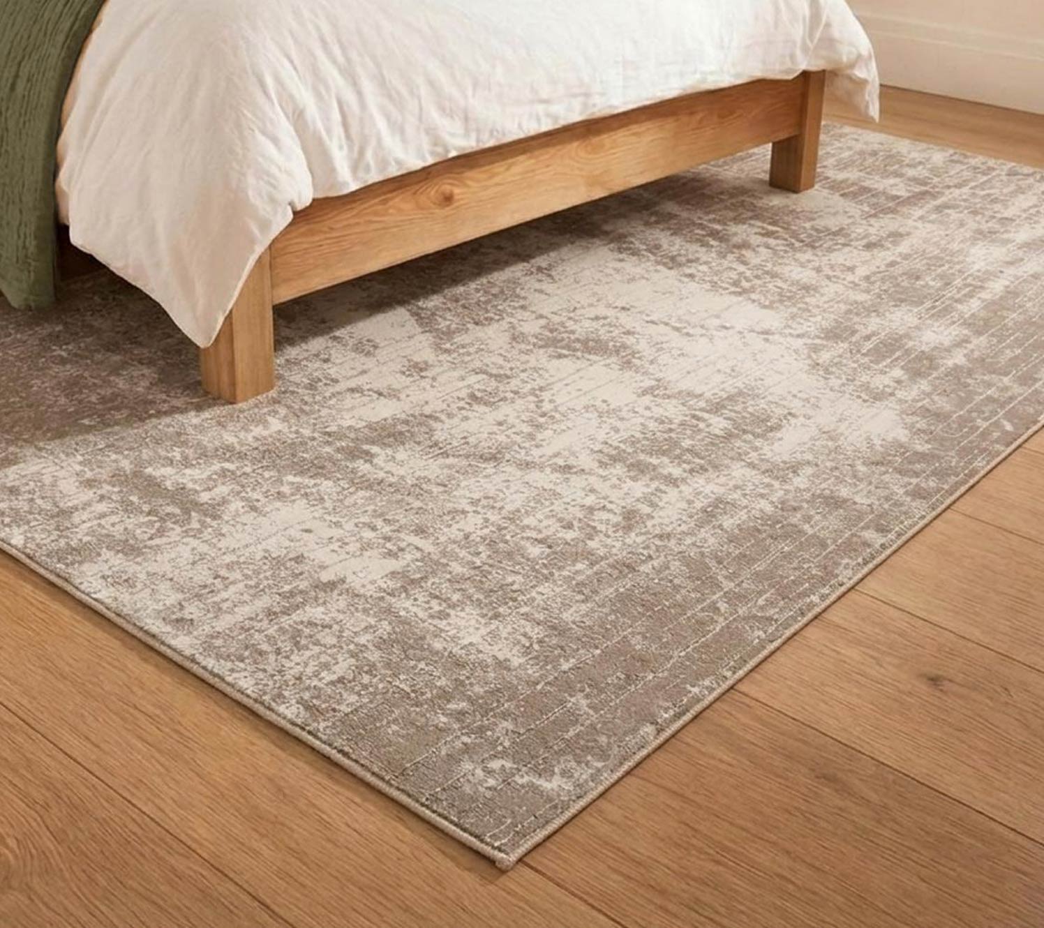grey bedrooms add depth with textured rug