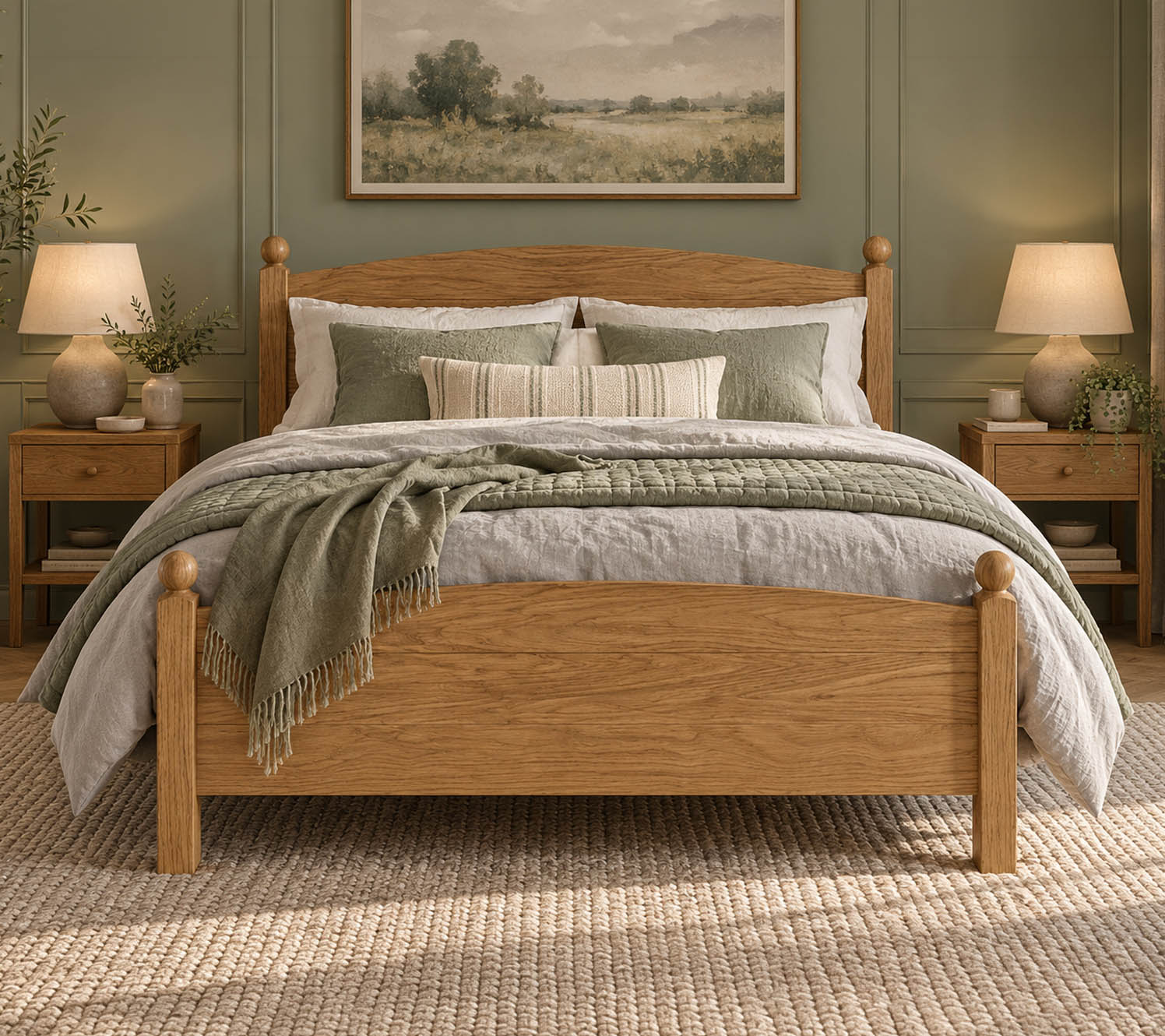 sage green and grey bedroom ideas layered bedding