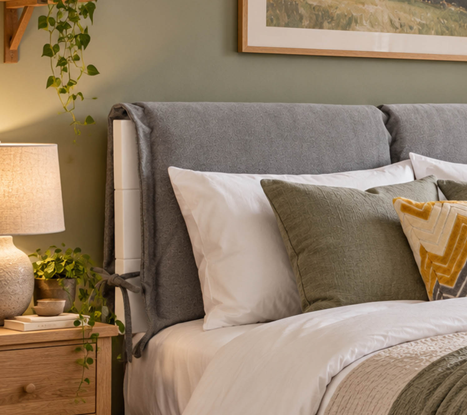 sage green and grey bedroom ideas Where Sage Meets Morning Light