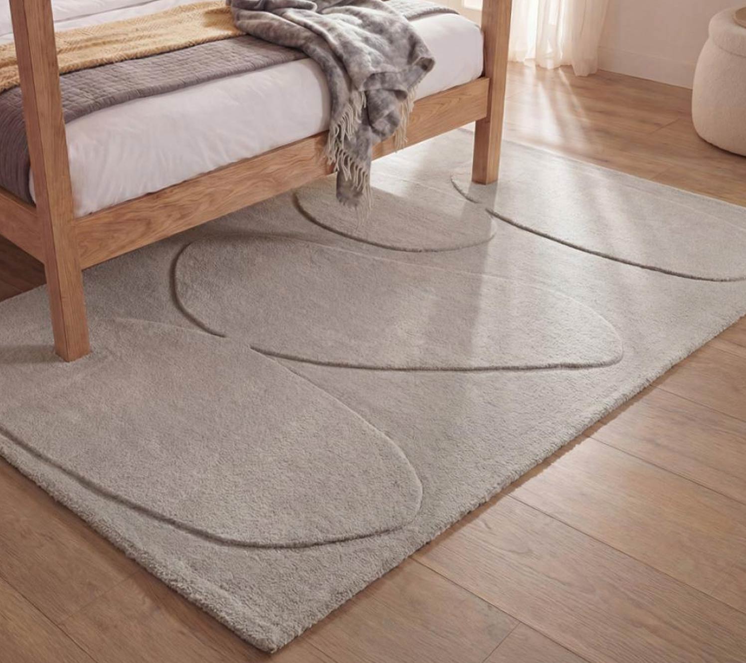 master bedroom ideas frame the bed with a statement rug